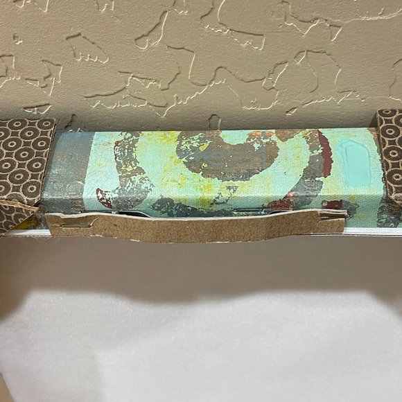 Artbeats Set of 2 Canvas Prints Aqua Blue Multi Color 12" Square Each New! - Picture 8 of 8